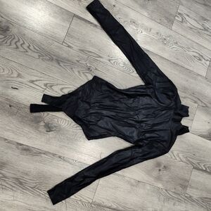 Naked Wardrobe Classic Black Bodysuit